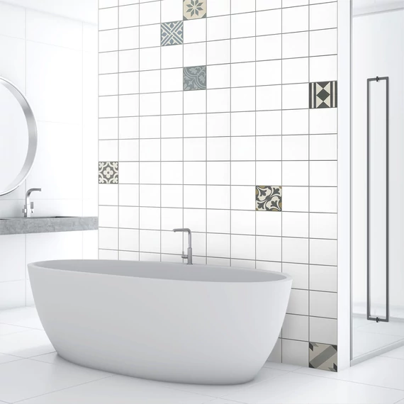 HB SPC/vinyl vízálló fali panel, Portuguese Tile