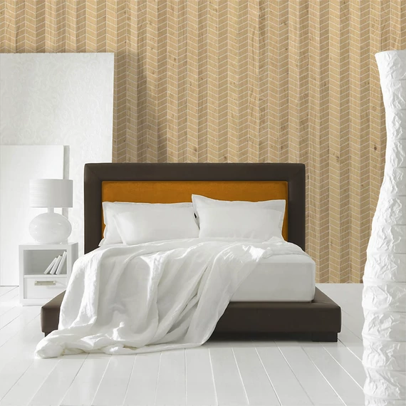HB SPC/vinyl vízálló fali panel, Milled Rough Oak Pattern Light