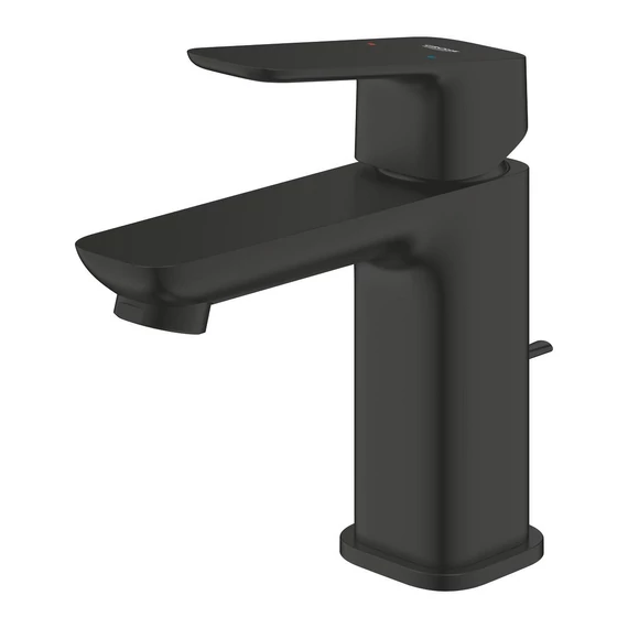 GROHE Cubeo mosdócsaptelep húzórudas S-es méret, Matt Black