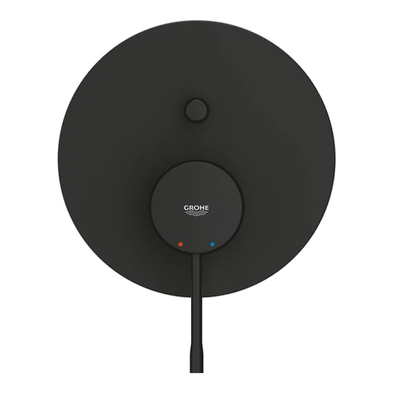 GROHE Essence falsík alatti zuhanycsaptelep, 2 funkciós, Phantom Black