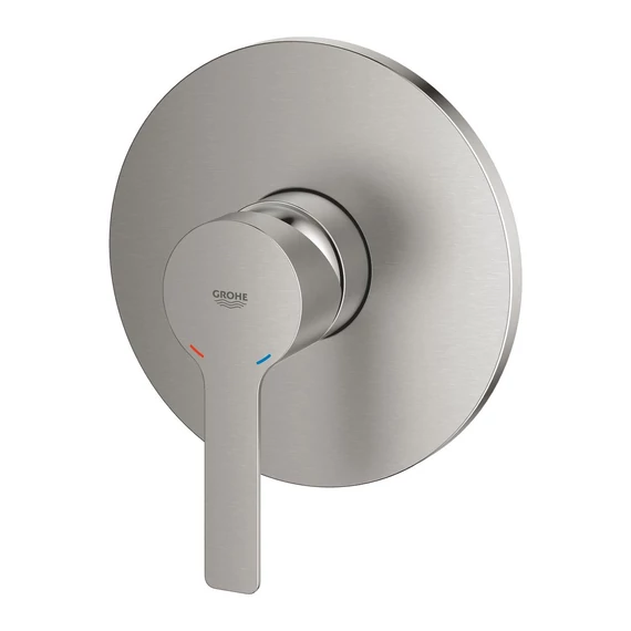 GROHE Lineare egykaros falba épített zuhanycsaptelep, 1 funkciós, Supersteel