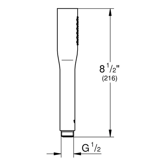 GROHE Euphoria Stick Cosmopolitan kézizuhany, Phantom Black