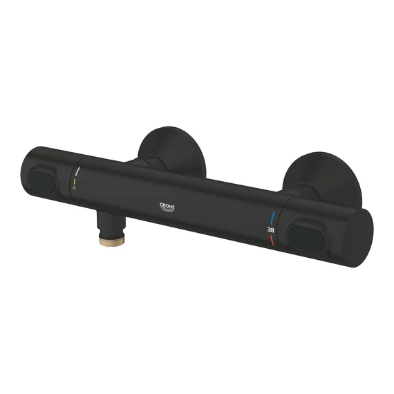GROHE Grohtherm 500 termosztátos zuhanycsaptelep, Matt Black