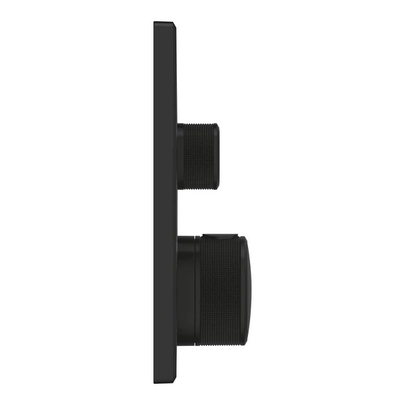 GROHE Grohtherm SmartControl termosztátos falsík alatti szögletes zuhanycsaptelep, Phantom Black
