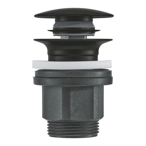 GROHE Push-Open leeresztő túlfolyós mosdókhoz, Matt Black