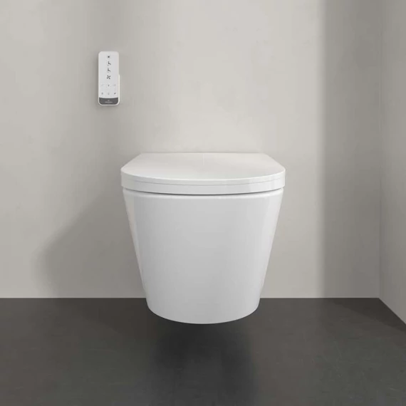 VILLEROY Tivo bidéfunkciós WC+ülőke, Glossy White Alp
