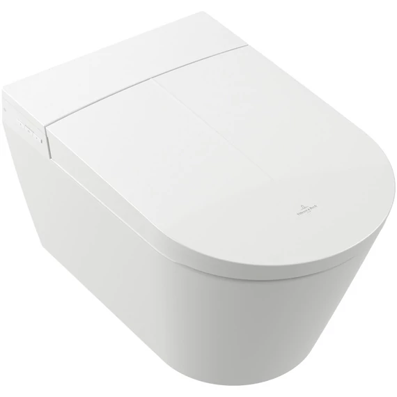 VILLEROY Tivo bidéfunkciós WC+ülőke, Glossy White Alp