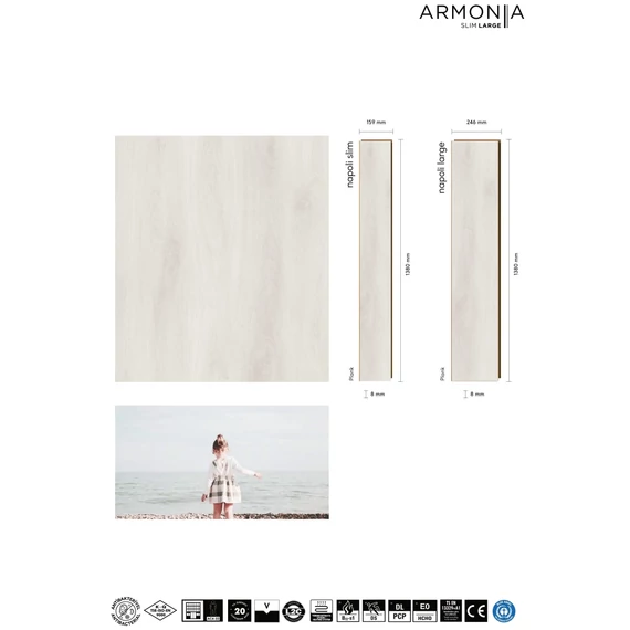 AGT ARMONIA Slim 8/32 4V Napoli laminált padló PRK302