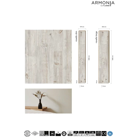AGT ARMONIA Large 8/32 4V Ravello laminált padló PRK305