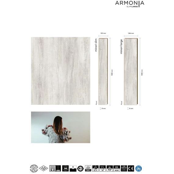 AGT ARMONIA Large 8/32 4V Minori laminált padló PRK303