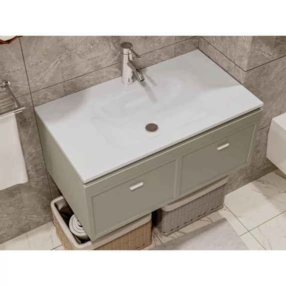 LUNART Timo 800 mosdó, fekete kvarc