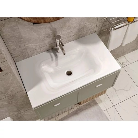 LUNART Timo 800 mosdó, fekete kvarc