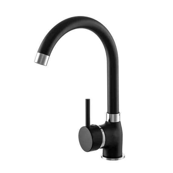 LUNART Zozo konyhai csaptelep, Matt Black