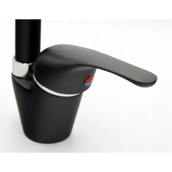 LUNART Coco konyhai csaptelep, Matt Black