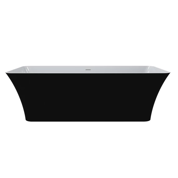 LUNART Adrienne kád, fényes RAL 9005 - Black
