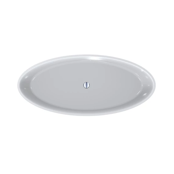 LUNART Amina kád, fényes RAL 6036 - Pearl Opal Green
