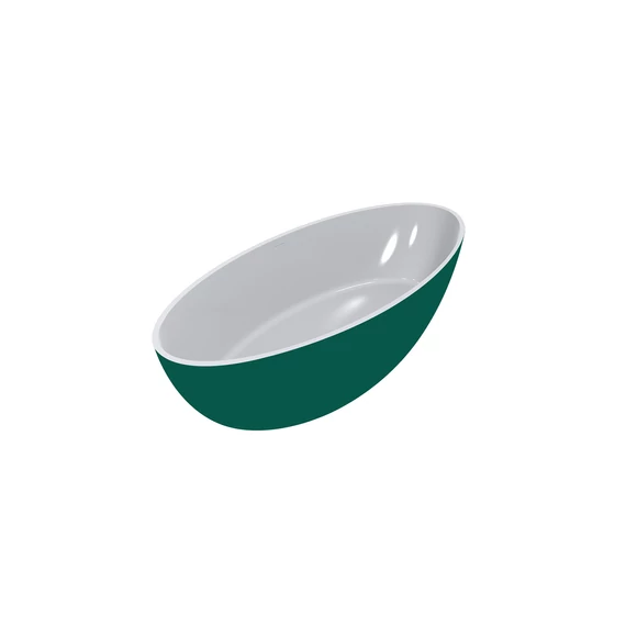 LUNART Amina kád, fényes RAL 6036 - Pearl Opal Green