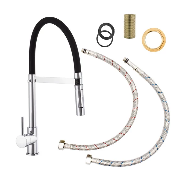 LUNART Gabor konyhai csaptelep, Black Chrome