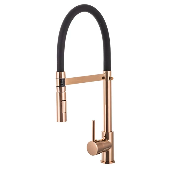 LUNART Gabor konyhai csaptelep, Black Rose Gold