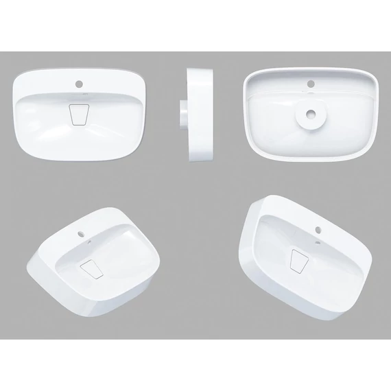 LUNART Louie mosdó, fényes RAL