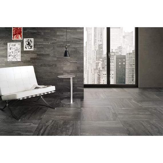 COEM Reverso2 Black Pat./Ret. burkolólap 60x60