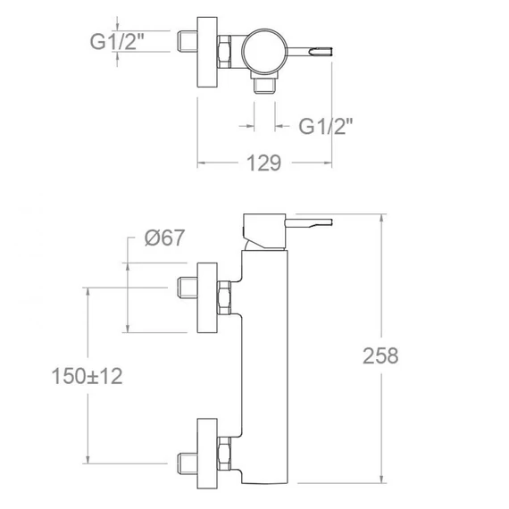 RamonSoler Odisea zuhany csaptelep, Chrome
