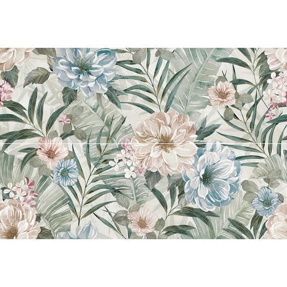 LUNART A Casa Inserto Bloom Ice A+B csempe Nat./Ret. 25x75