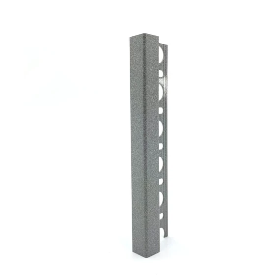 Progress Projolly Square Stone Line szögletes alumínium élprofil 2700x10mm, Antragrey