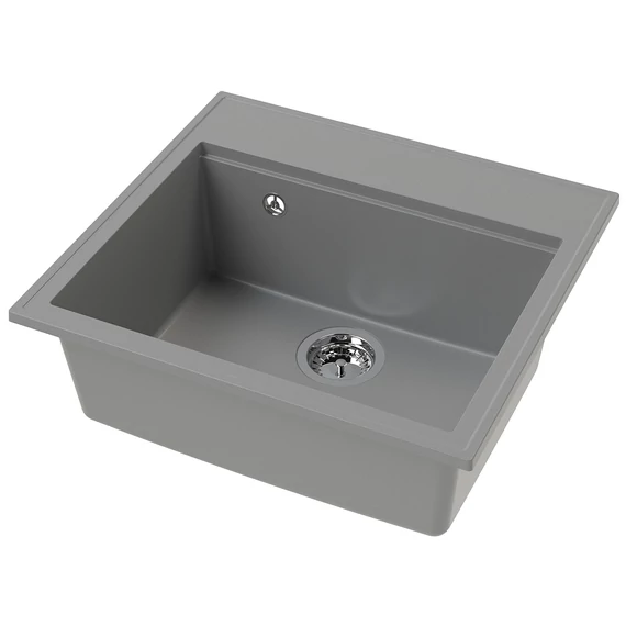 Oldalnézet Light Grey Cuki Lux mosogató