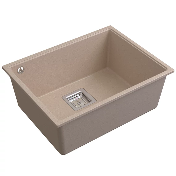Oldalnézet Beige Lunart Soma mosogató